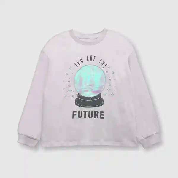 Polera Future de Niña Lila Talla 12A Colloky