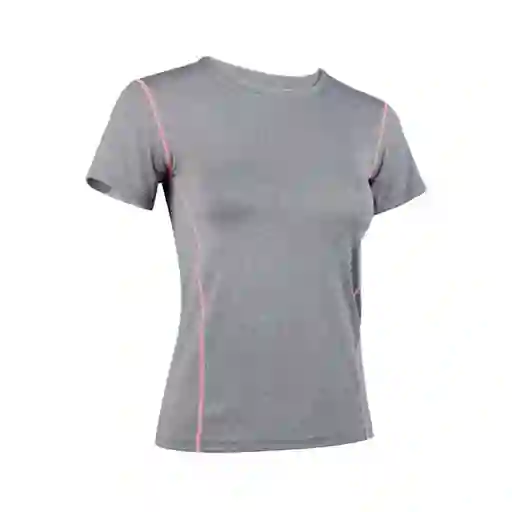 Polera Deportiva Básica Gris Talla M Samia