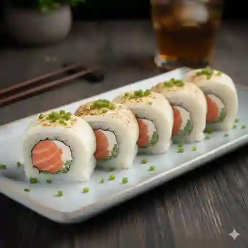 Rolls en Queso de Salmón
