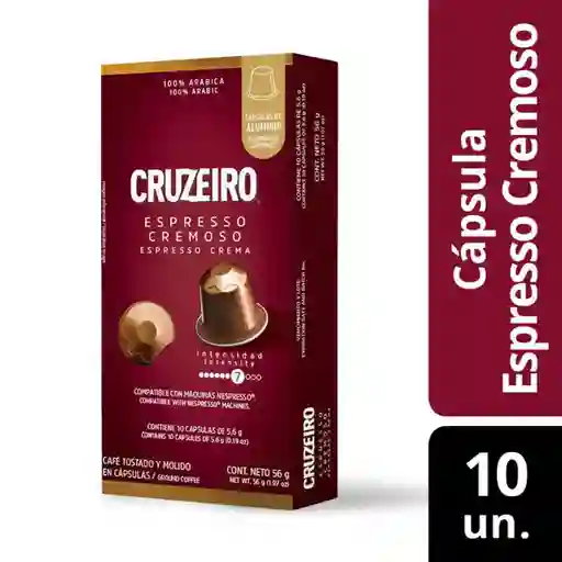 Cruzeiro Café en Cápsula Espresso Cremoso