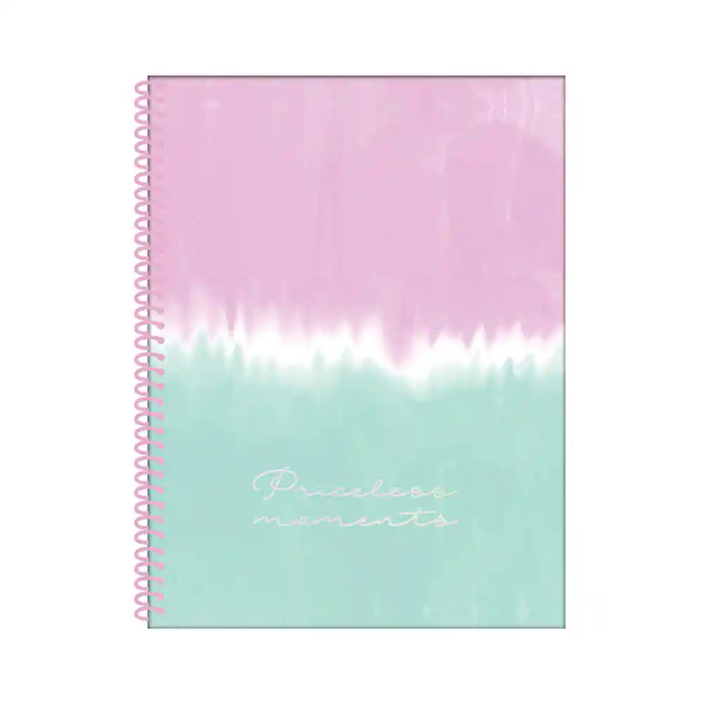 Mooving Cuaderno Universitario Pastel Rayado