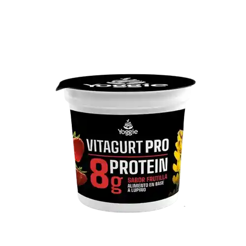 Yoggie Yogurt Vegetal Con Proteína Frutilla