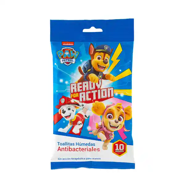 Paw Patrol Toalla Húmeda Anti Bacteriales