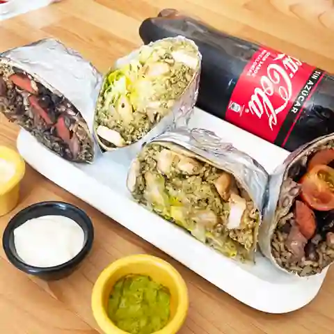 Promo Burritos 1 y Bebida 1.5 Lts