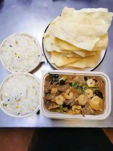 Menú Parrillada China