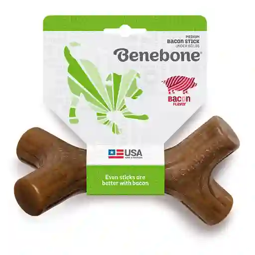 Benebone Juguete Para Perro Stick Bacon Medium