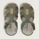 Sandalias Franciscana Velcro Niño Old Militar Talla 23 Opaline