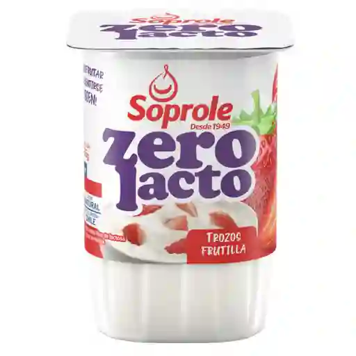 Soprole Yoghurt Sin Lactosa Trozos Frutilla 155 g