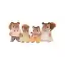 Sylvanian Families Juguete Familia Ardilla de la Nuez