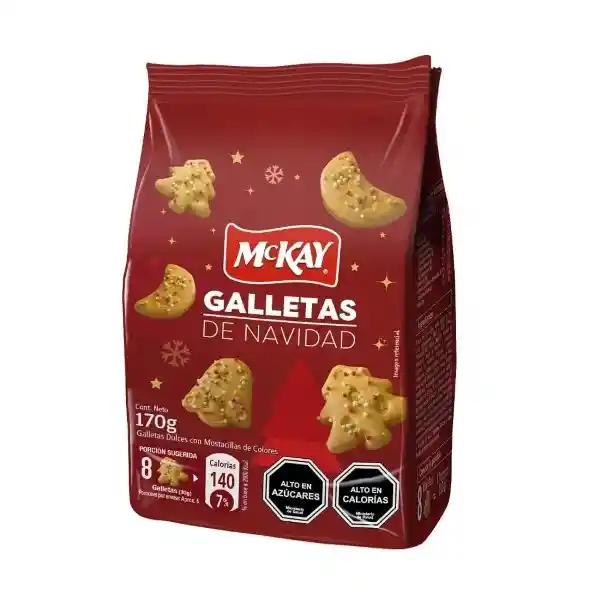 Mckay Galleta Navidad Con Mostacillas de Colores