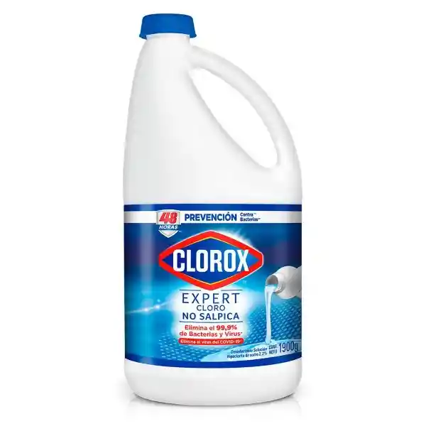 Cloro Clorox Anti-Splash (Botella) 1900 gr