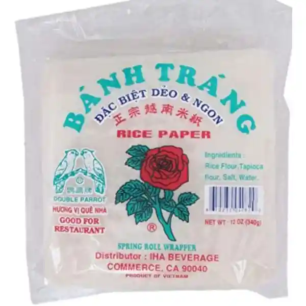 Banh Trang Masa Papel Arroz Cuadrado Grande