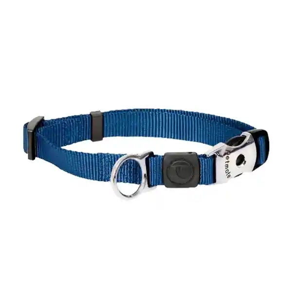 Petmate Collar de Lujo Azul M