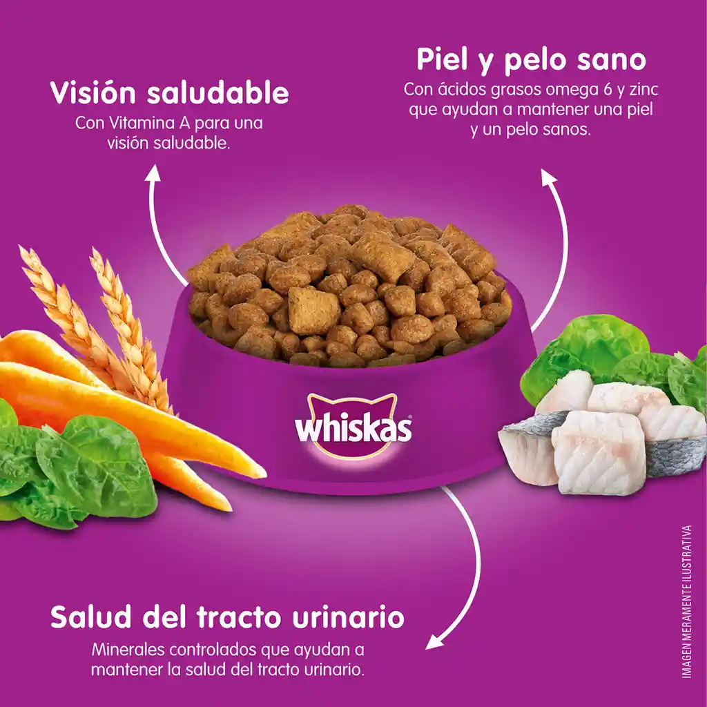 Whiskas Alimento Gato Pescado