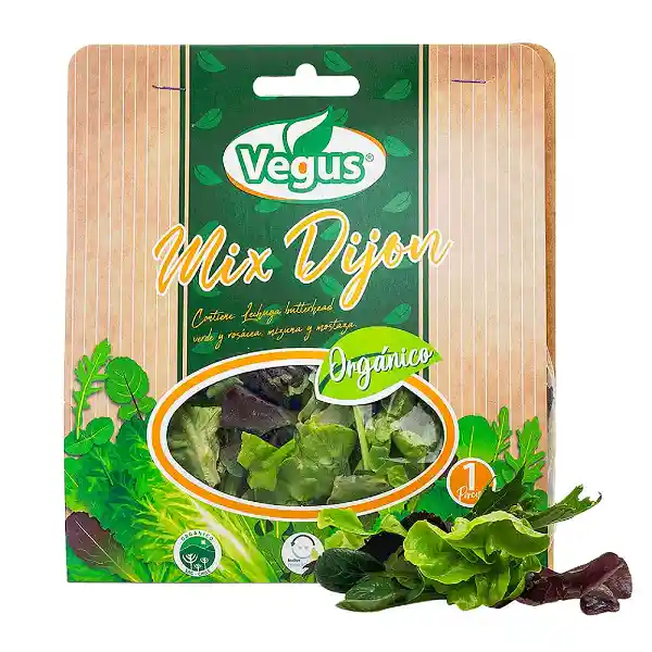 Vegus Venus Ensalada Individual Orgánica Mix Dijon 80 G