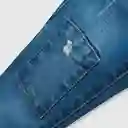 Jean Con Parches de Bebé Niño Denim Talla 36M Colloky