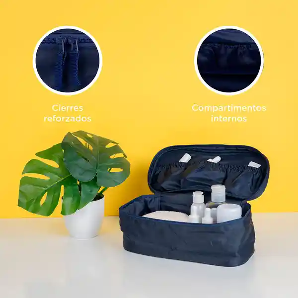 Organizador de Viaje P/Ropa Interior Azul Marino Minigo 2 Miniso