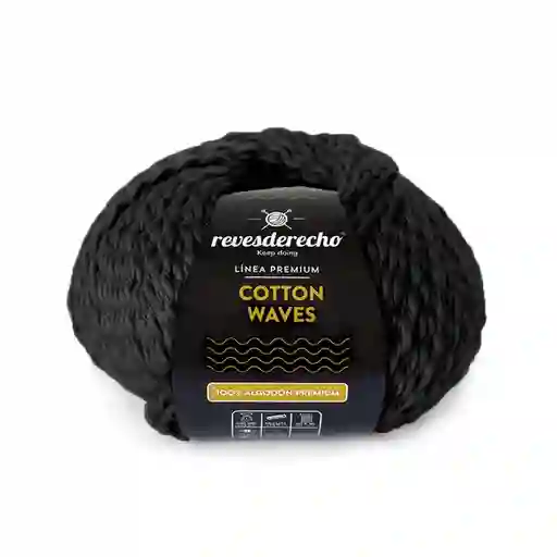 Cotton Waves - Negro 002 100 Gr
