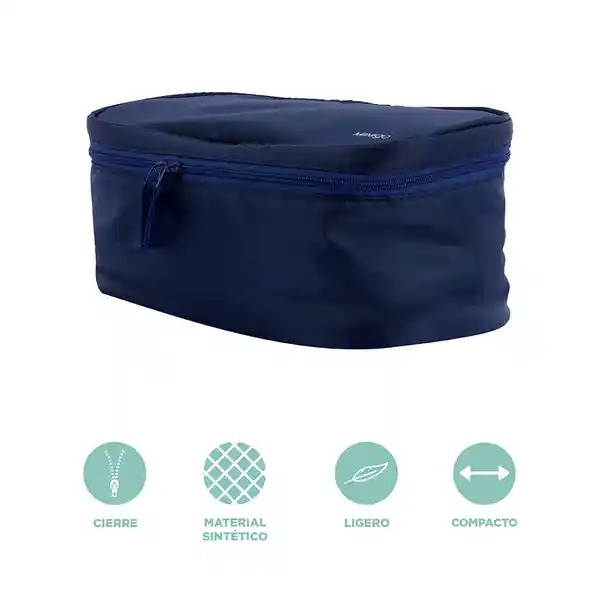 Organizador de Viaje P/Ropa Interior Azul Marino Minigo 2 Miniso