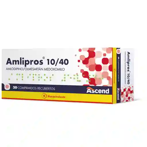 Amlipros Comprimidos Recubiertos (10 mg / 40 mg)