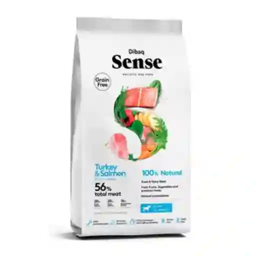 Dibaq Sense Alimento Natural Perro Cachorro Receta Pavo y Salmón