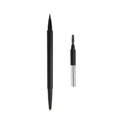 Miniso Lápiz Delineador Ojos y Cejas Con Cepillo 3 en 1 Gris
