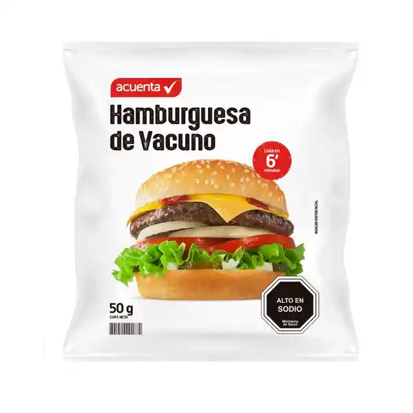 Acuenta Hamburguesa de Vacuno