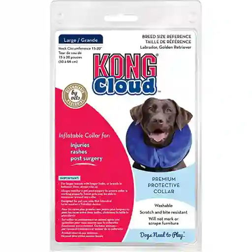 Kong Collar Isabelino Para Perro Large