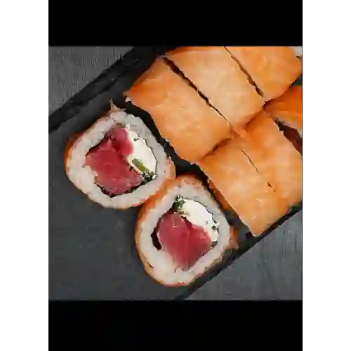 Roll Sake Tuna en Salmón