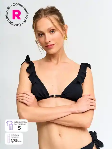 Index Top Triángulo Newtex S25 Negro M