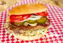 Hamburguesa de Soya O Garbanzos
