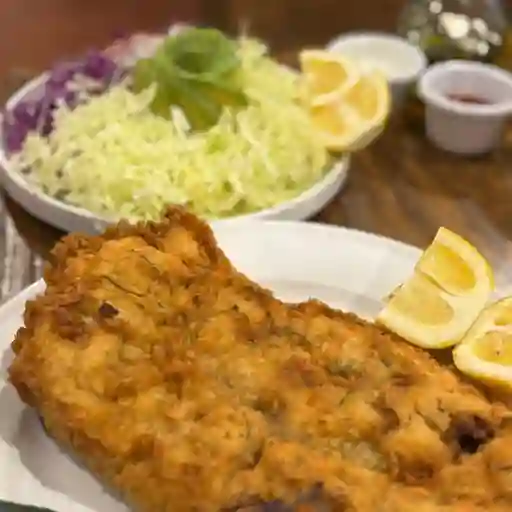 Merluza Frita o a la plancha + 2 agregados