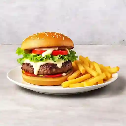 Hamburguesa Italiana pan frica