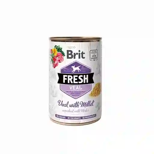 Brit Fresh Alimento Para Perro Con Ternera y Mijo