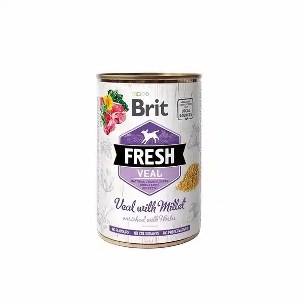 Brit Fresh Alimento Para Perro Con Ternera y Mijo