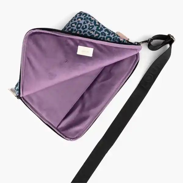 Funda Notebook Back to School Strap Lilac Leopard 15-17 Lounge