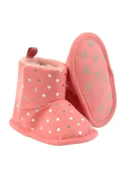 Botas Velcro Soft Bebé Niña Rosado 16 809 Ficcus