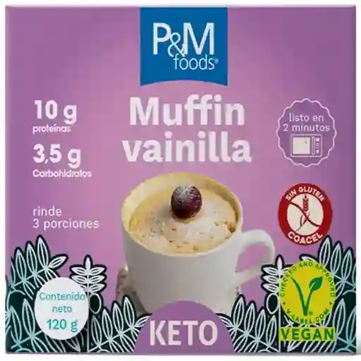 P&M Foods Mezcla Muffin Keto Vainilla