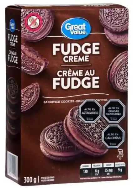 Galleta Fudge Chocolate Great Value