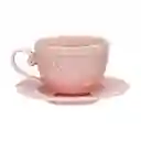 Taza de té de Porcelana Diseño Romántico 260 mL Casaideas