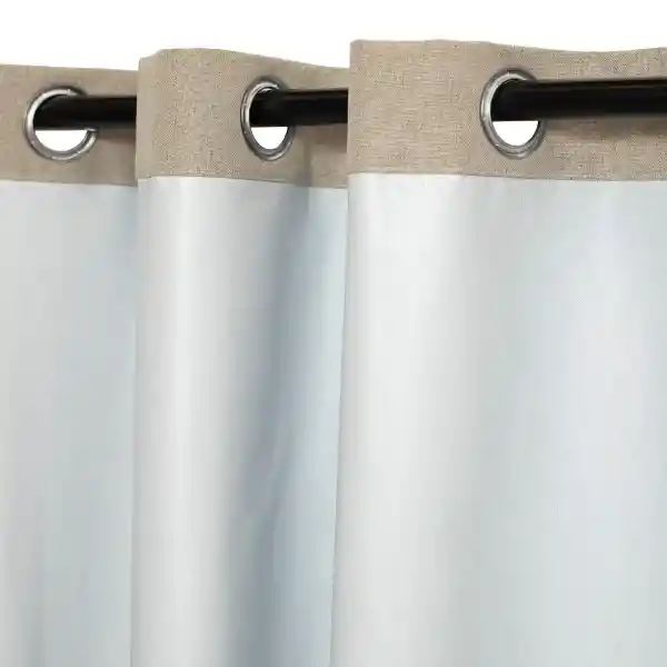 Set Cortina Blackout Ojetillo 140 x 240 cm Casaideas