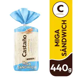 Castaño Pan Molde Miga Sándwich 0% Colesterol