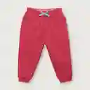 Pantalón Buzo Esencial de Niña Rojo Talla 18M Opaline