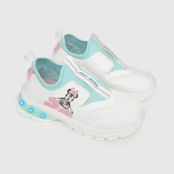 Zapatillas Disney Minnie Niña Blanco/Azul Invierno T. 29 Colloky