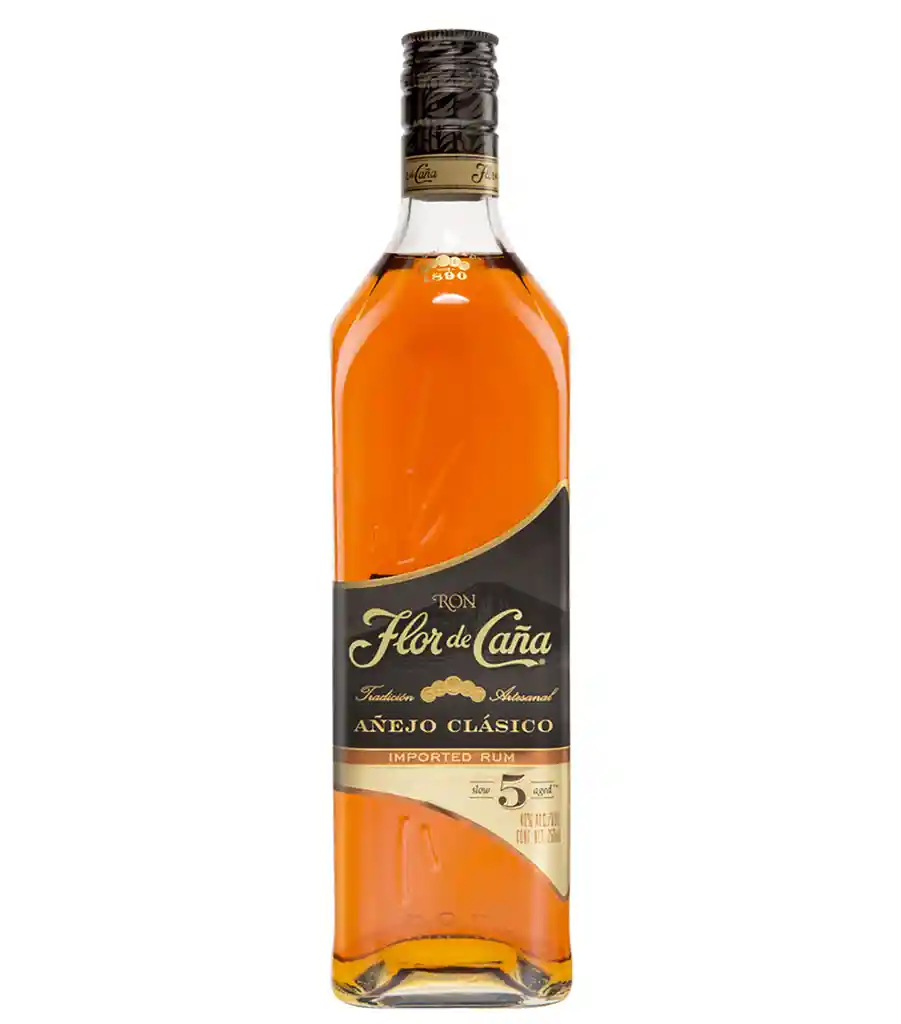 Flor De Caña Ron Etiqueta Negra 5 Años