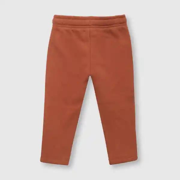 Pantalón de Bebé Niño de Buzo Café Brown Talla 18/24M Colloky