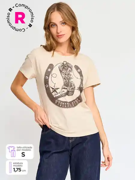 Index Polera Manga Corta Party h b Ess Arena M S25