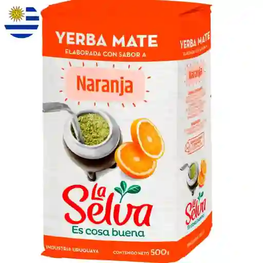 Yerba Mate la Selva Sabor Naranja Jumbo Impo