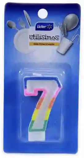 Líder Vela Número Brillan 7