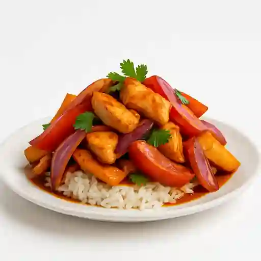 Pollo saltado